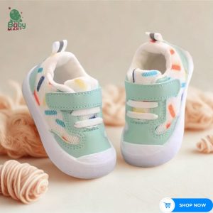 Baby Walking Mesh Shoes (Green Colour)